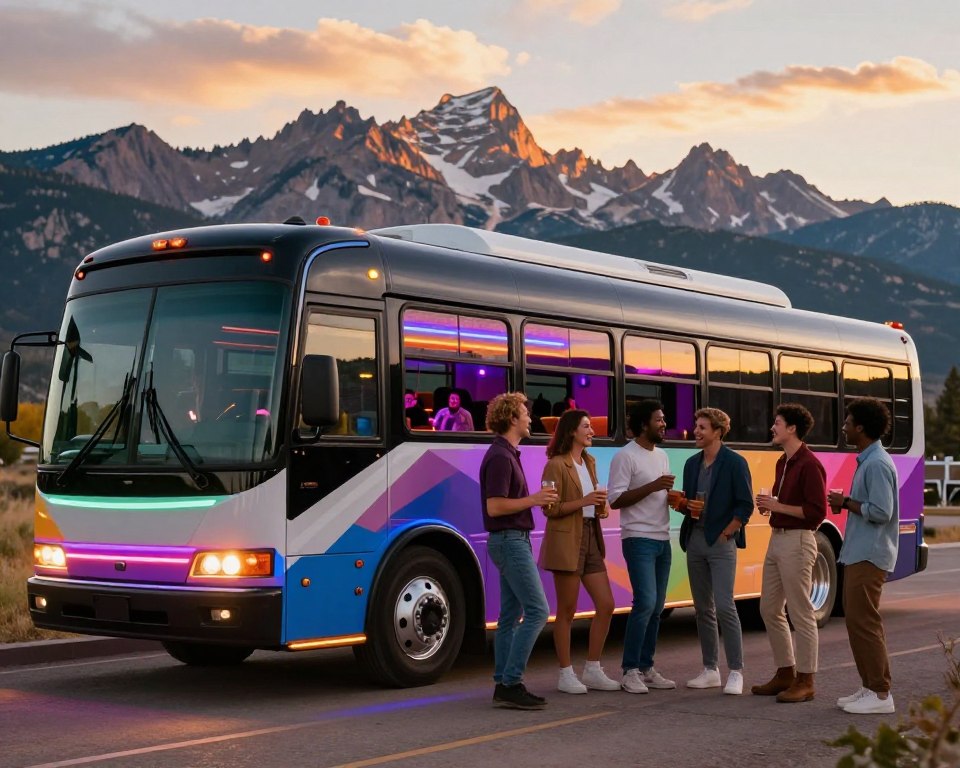 Charter Bus Lakewood Colorado