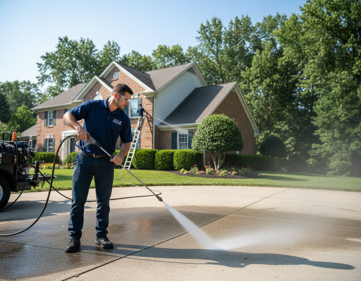 Residential Pressure Washing in Upper Arlington O